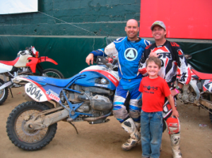 Jimmy, Tim, and Grant Morton Jimmy, Tim and Grant Morton at Finish of Baja 500